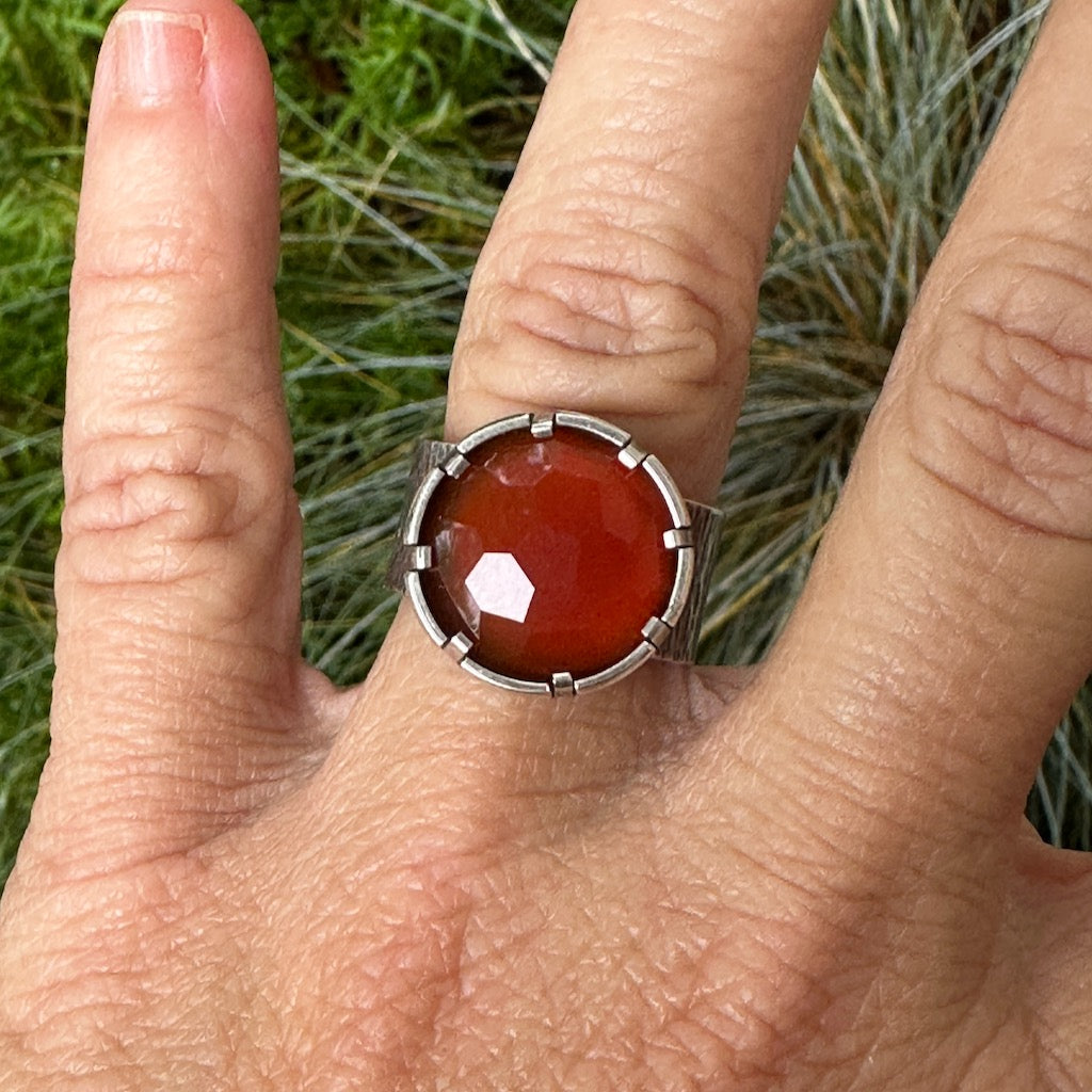 ◇TATIANA◇ Colored Heart Bold Ring CR1802 Tatiana: Nature-Inspired Oval Diamond Halo Engagement Ring